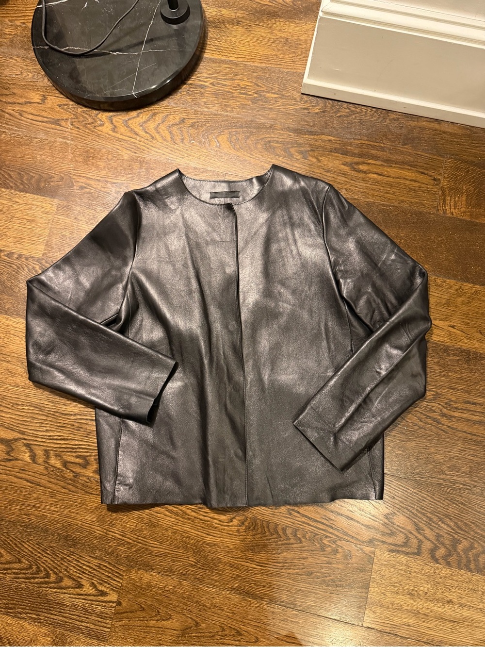 The Row Snap Button Lambskin Jacket